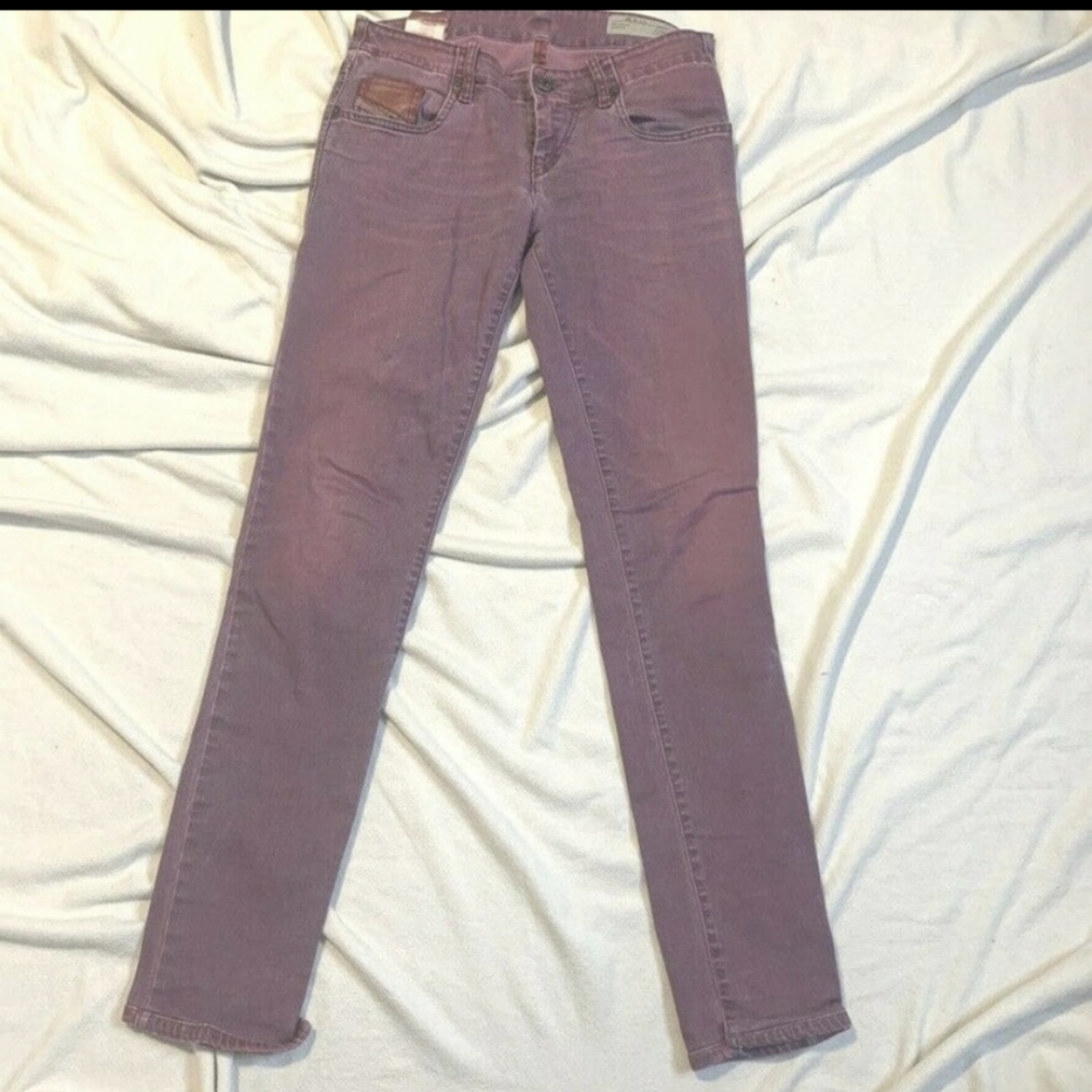 Diesel Pink Slim Skinny Jeans 28 Low Rise